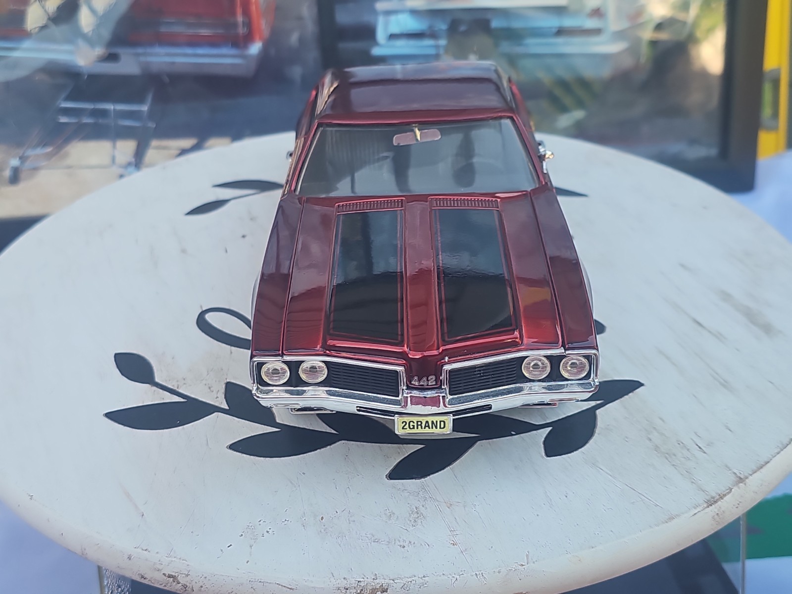 ERTL American Muscle 2 GRAND Series Diecast 1969 Olds 442 W-30 Red W/ Black 1/18