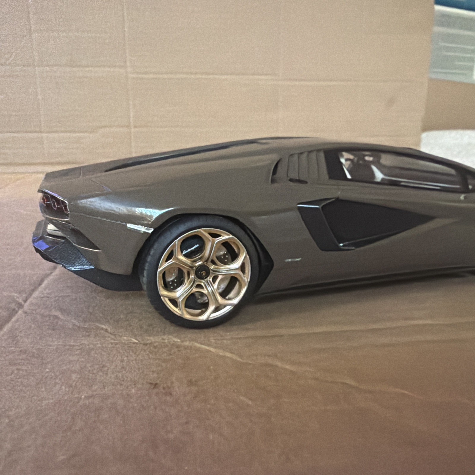 1:18 Lamborghini Countach LP800-4 Dark Bronze TopSpeed Resin Model Rare Read