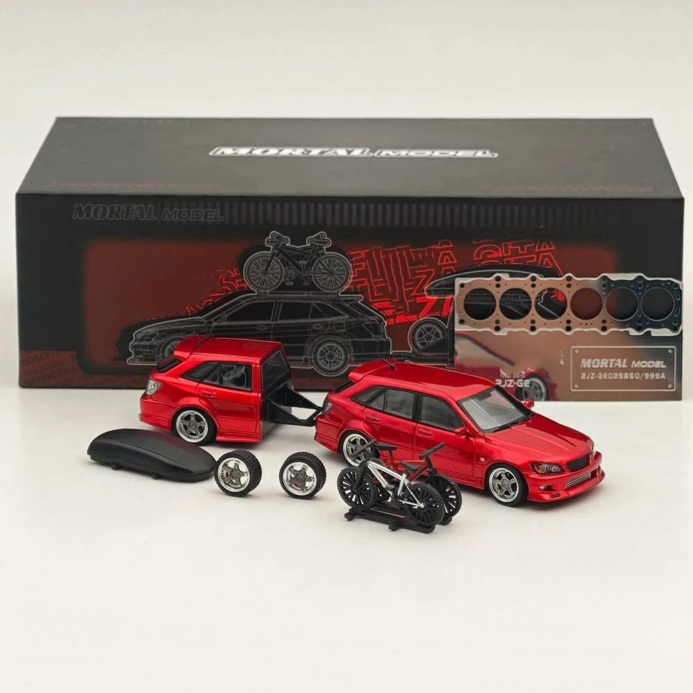 Mortal Masterpiece 1:64 Altezza Gita IS200 Trailer Set Diecast Collectible Gift