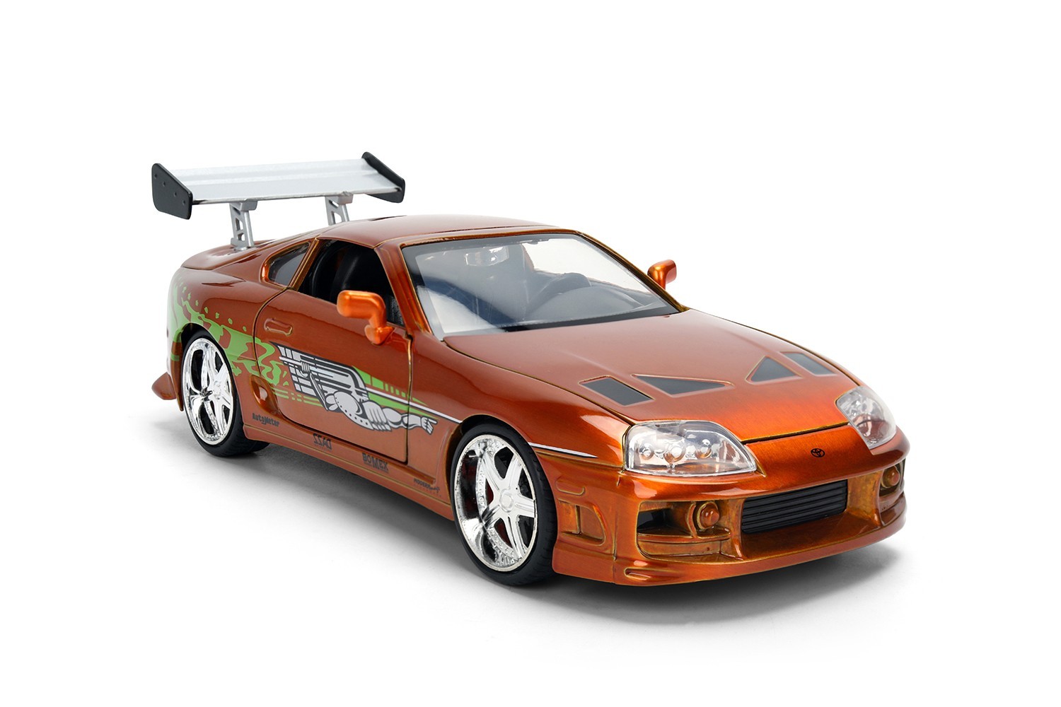 JADA 25th Yrs Fast & Furious 1:24 Brian Toyota Supra Brush Finish Orange 37703