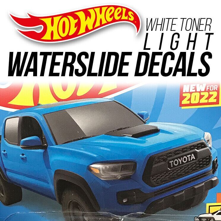 1/64 Scale ’20 TOYOTA TACOMA Head Tail Light WaterSlide Decal Custom Hot Wheel