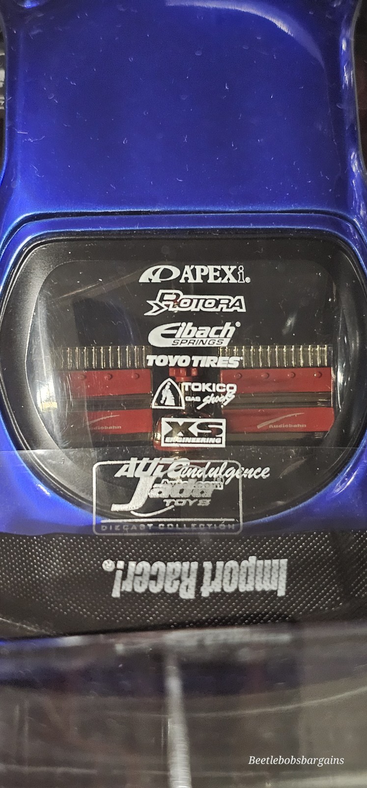 Vntg 2003 Jada Import Racer Mazda RX-7 Apex 1:24 Diecast Blue Rare Car NISB