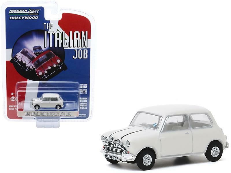 1967 Austin Mini Cooper S 1275 MKI “The Italian Job” 1:64 Car -Greenlight 44880C