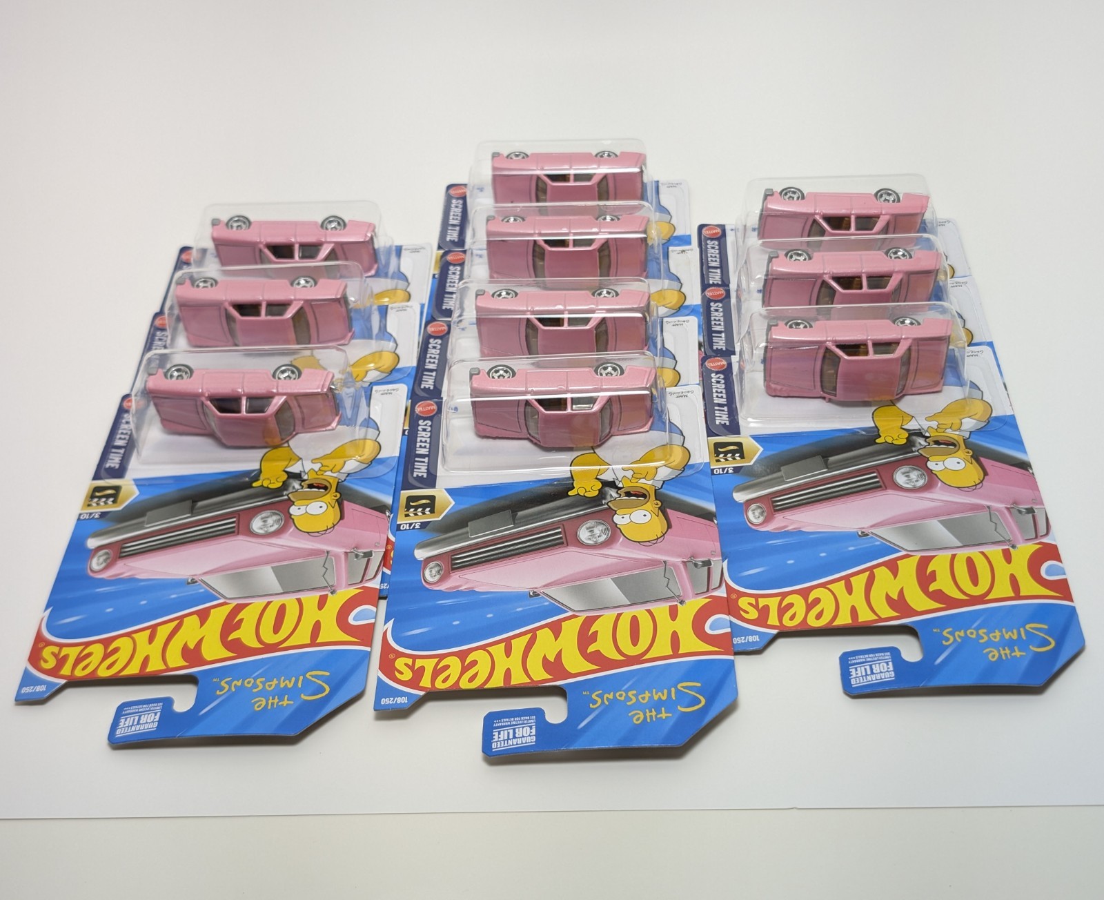 Hot Wheels 2026 The Simpsons Homer Family Car Lot Of 10