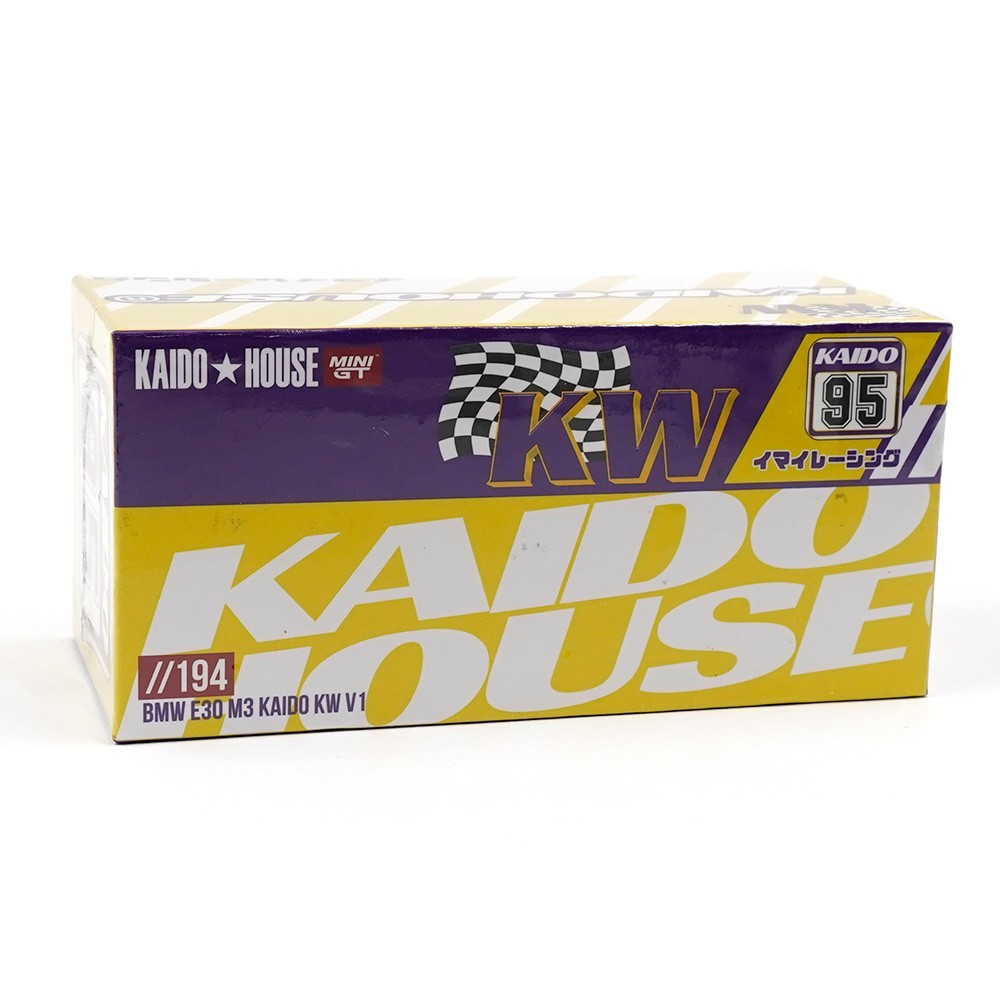 Kaido House x Mini GT BMW E30 M3 Kaido KW V1 Purple 1:64 KHMG194