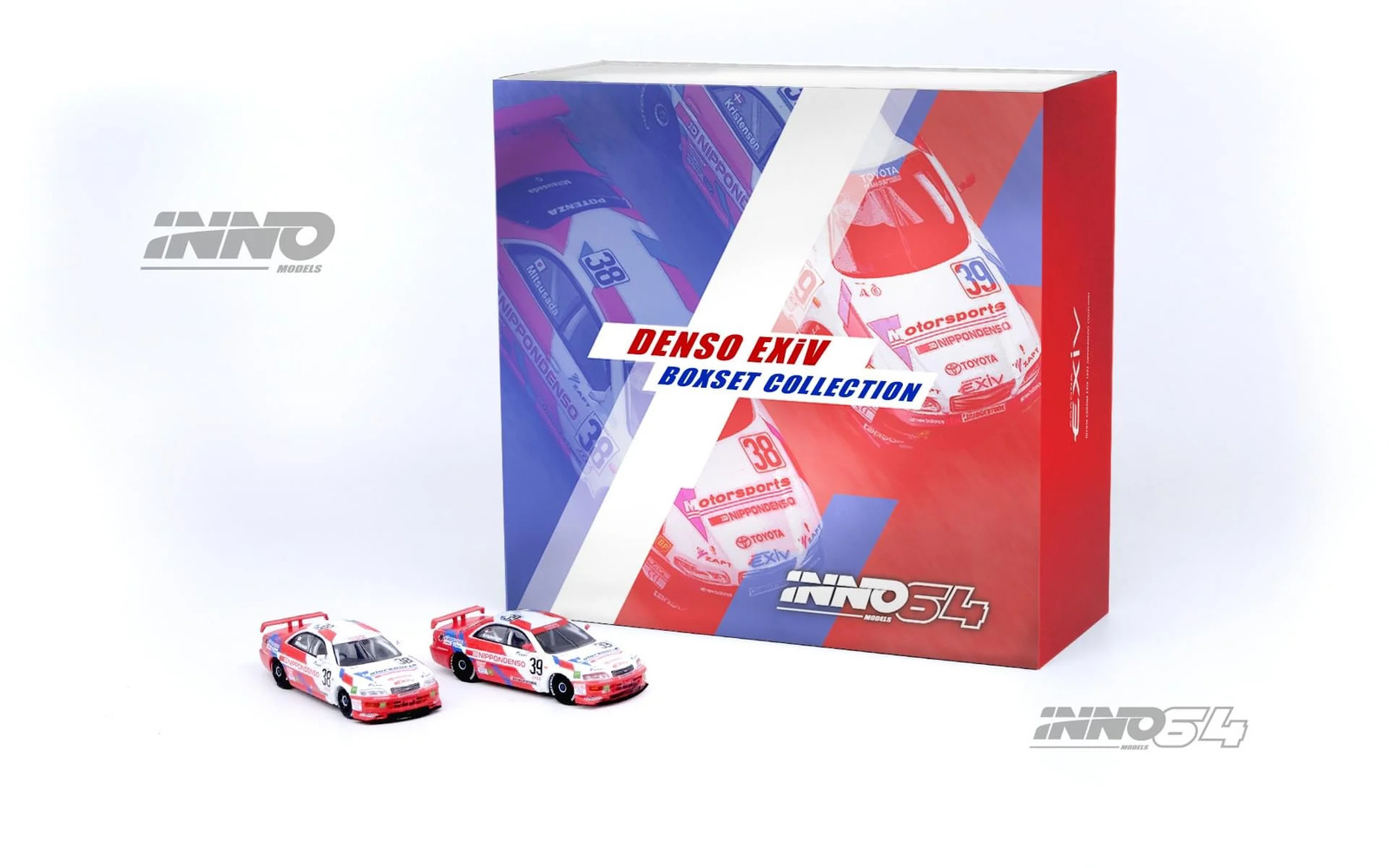 Inno64 1:64 Toyota Corona Denso EXiV – Box Set 2pcs