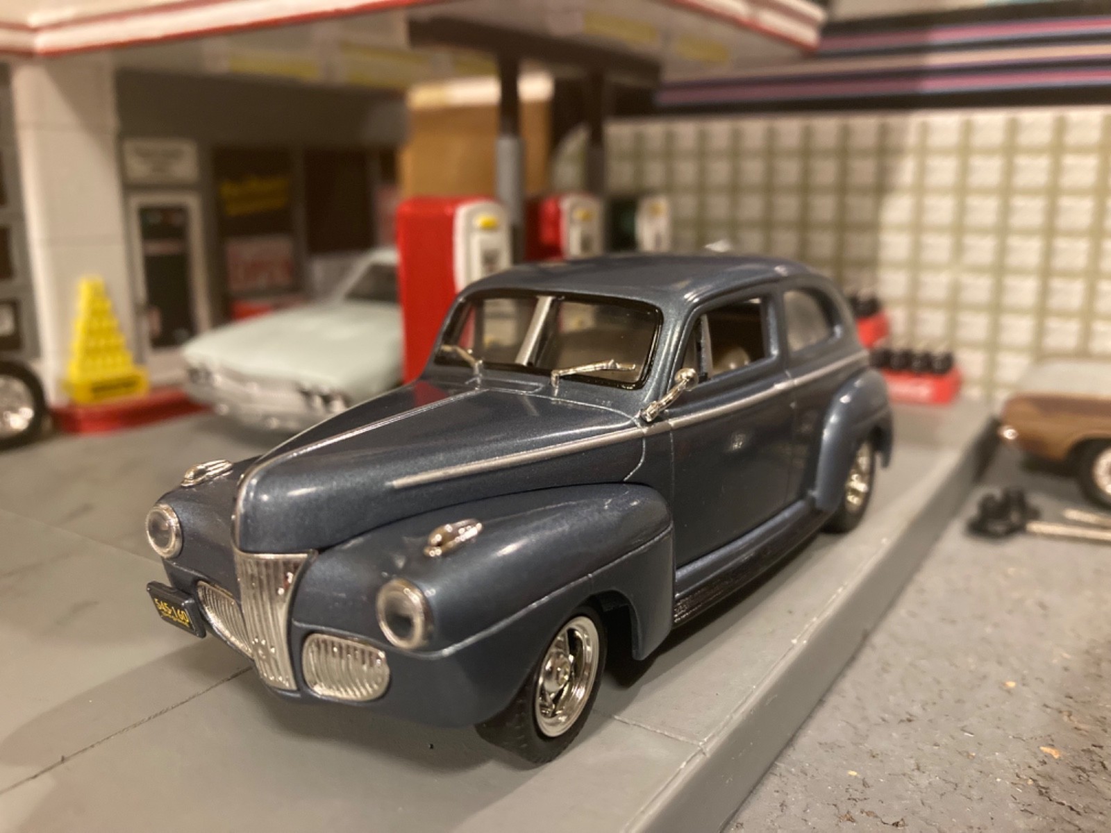 Custom 1 of a Kind 1941 Hot Rod Ford Two Door Sedan, 1/43 Scale, in Original Box
