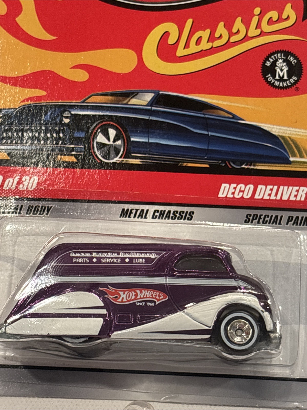 Hot Wheels Classics Deco Delivery CHASE w RLRRs on 2008 card