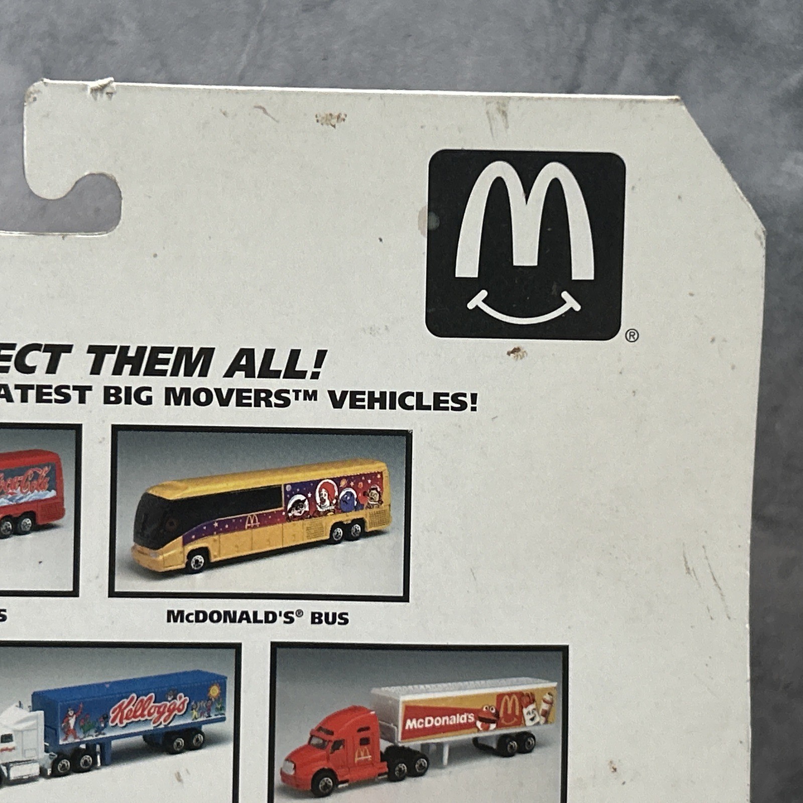 Vintage 1999 Mathbox Big Movers McDonalds Tractor Trailer Semi Truck NIP Mattel
