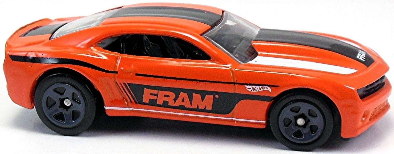 Hot Wheels 2013 CHEVROLET COPO CAMARO #179 orange FRAM HW Speed Graphics DHR75