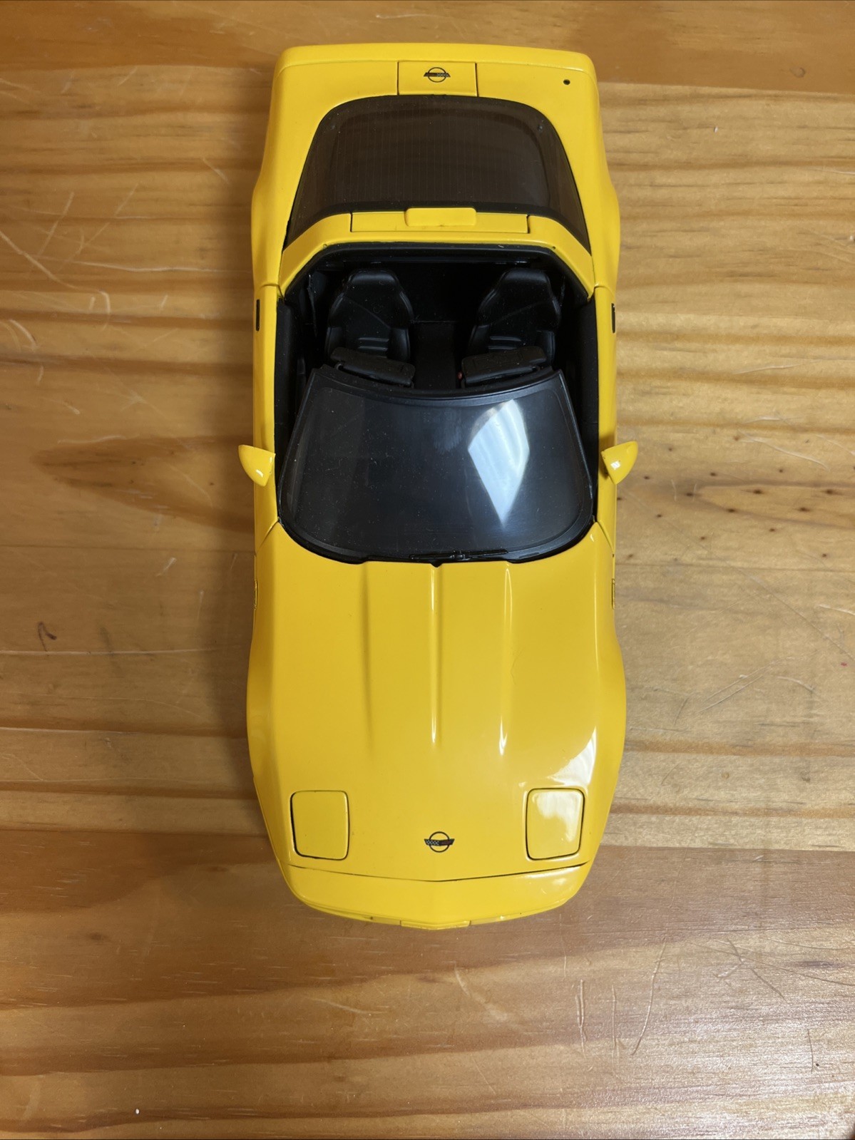 1995 Chevrolet Corvette ZR-1 Yellow Danbury Mint Diecast Replica 1:24