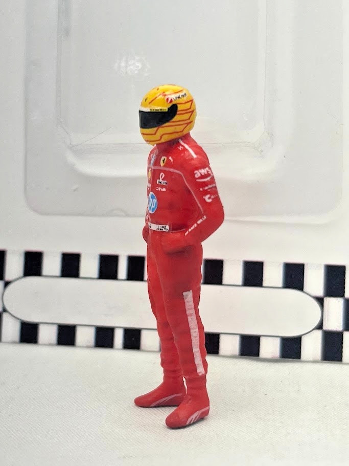Lewis Hamilton Ferrari SF25 Figure 2025 1/43 For Diecast Model F1 Car Cartrix