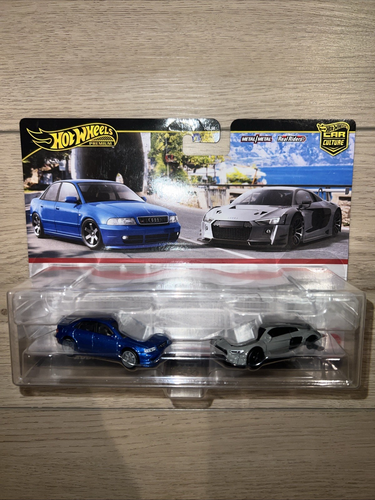 2024 Hot Wheels Premium Car Culture Twin 2 Pack Audi S4 Quattro & Audi R8 LMS