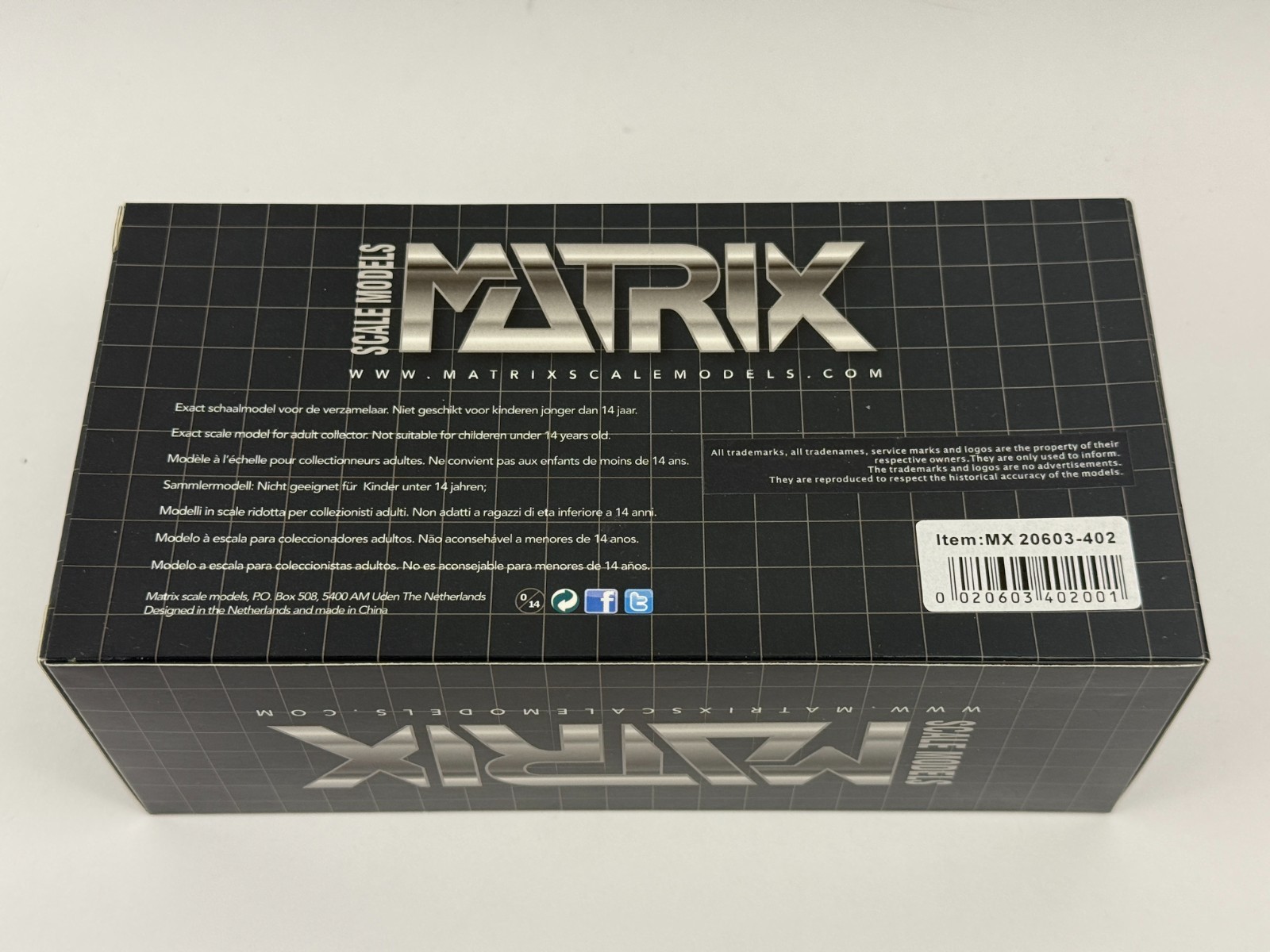 Matrix 1:43 1986 Ford LTD Crown Victoria LX Dark Red/Silver MX20603-402 – LE 408