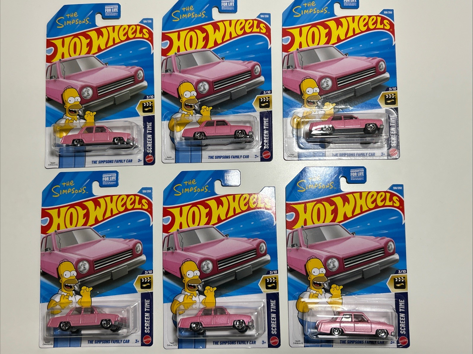 2026 Hot Wheels MATTEL Screen Time 3/10 THE SIMPSONS FAMILY CAR
