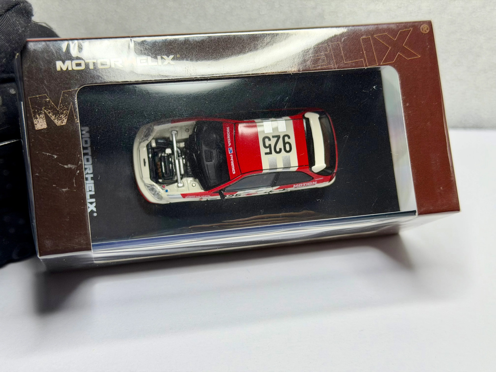 Motorhelix 1:64 Honda Civic Type R(EK9) Idemitsu Motion Red