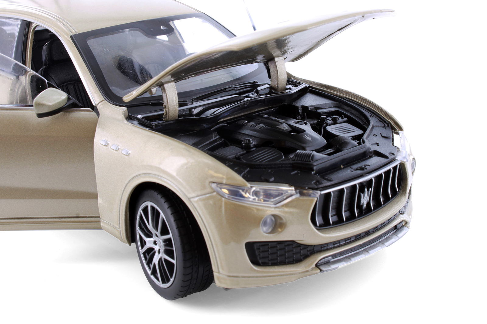 MASERATI LEVANTE TAN LUXURY CAR 1/24 DIECAST CAR WELLY 24078/4D