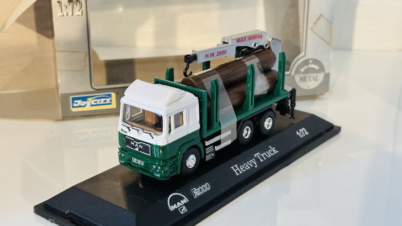 Joy City Automax 1/72 Scale MAN F2000 Heavy Logging Truck – Boxed