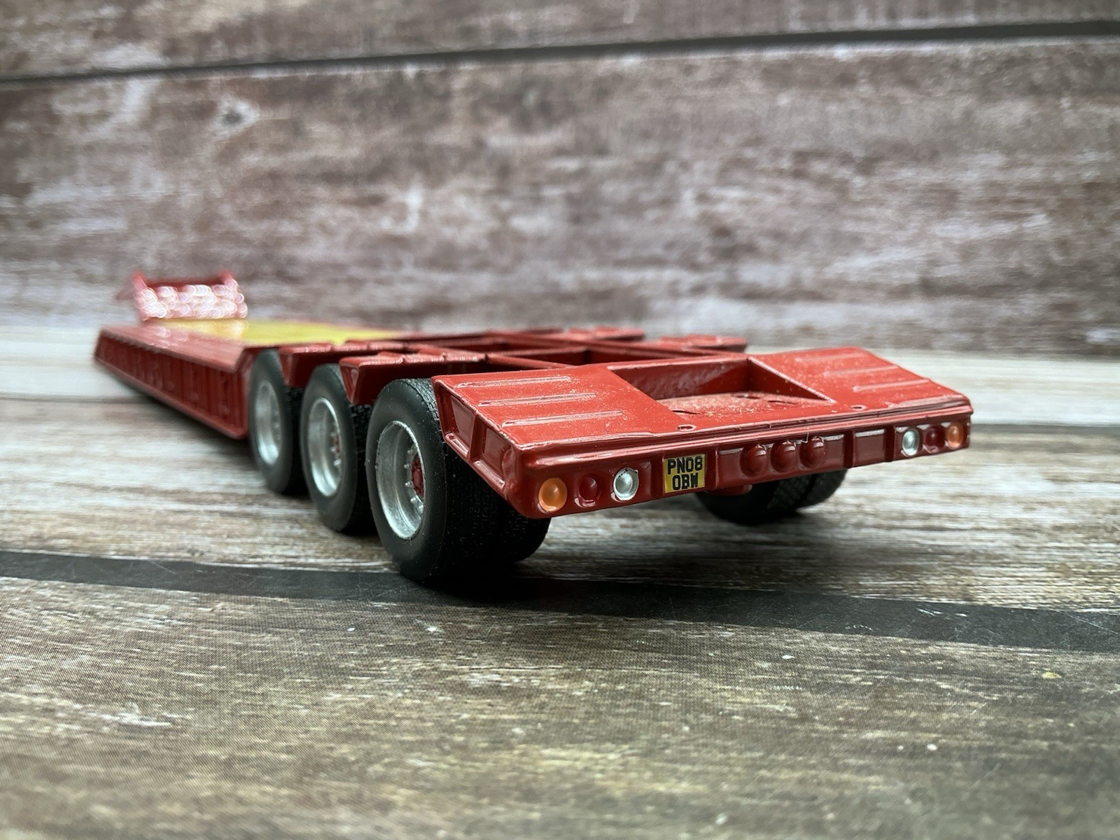 Cararama 1/50 ~ Low Loader Tri-axle Trailer ~ Chris Bennett Haulage