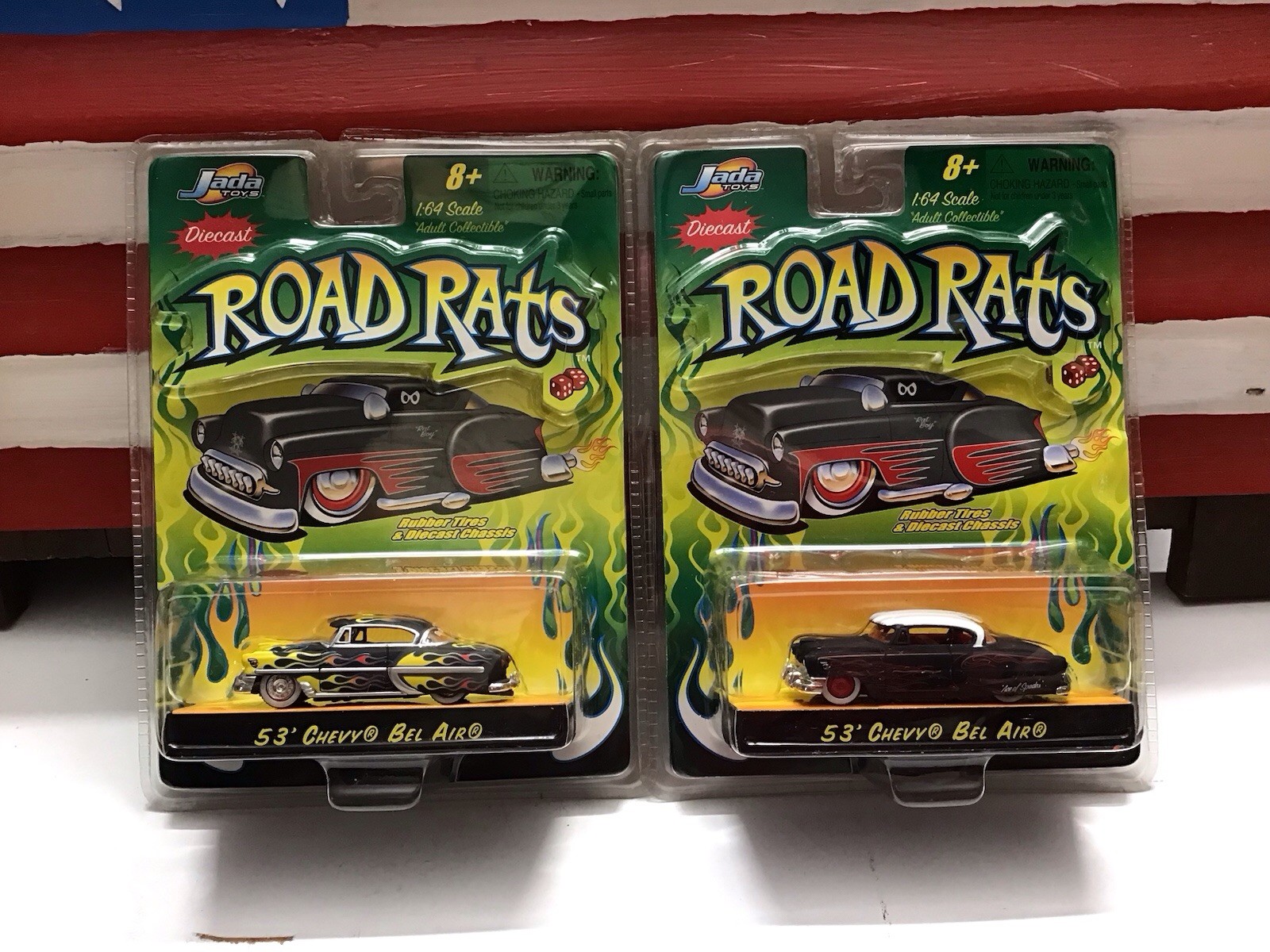Jada 1/64 Road Rats Two 1953 Chevy Bel Airs