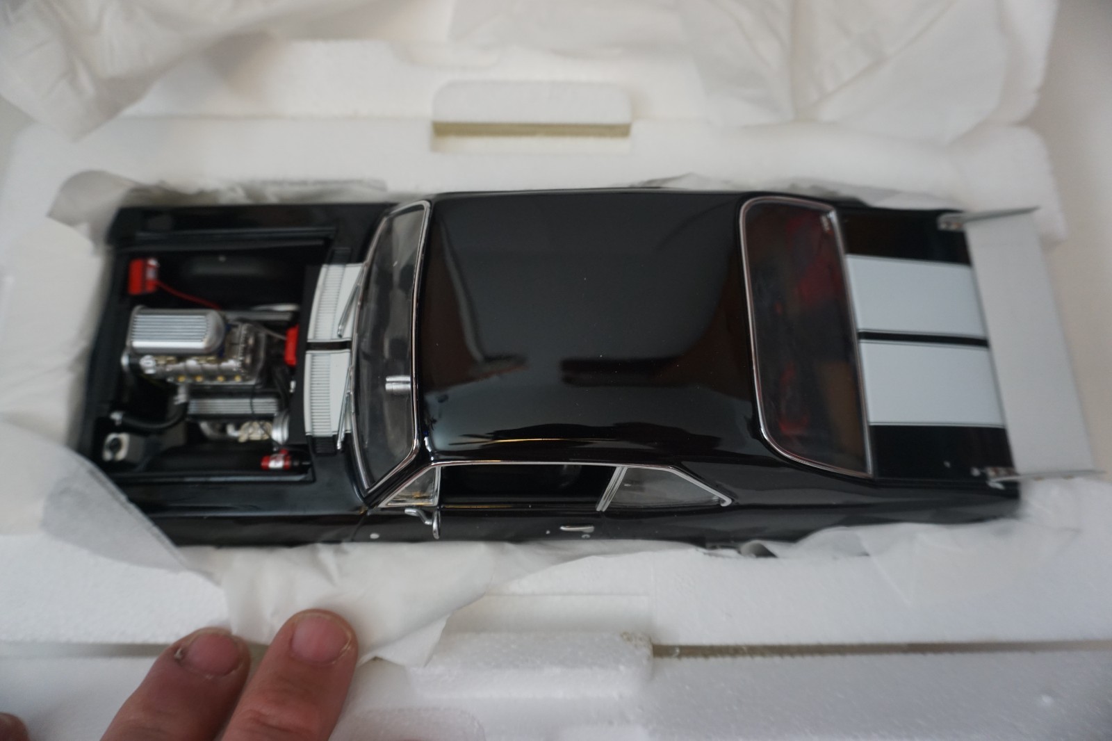 1/18 Greenlight 1320 Kings 1970 Chevy Nova Black (1197)