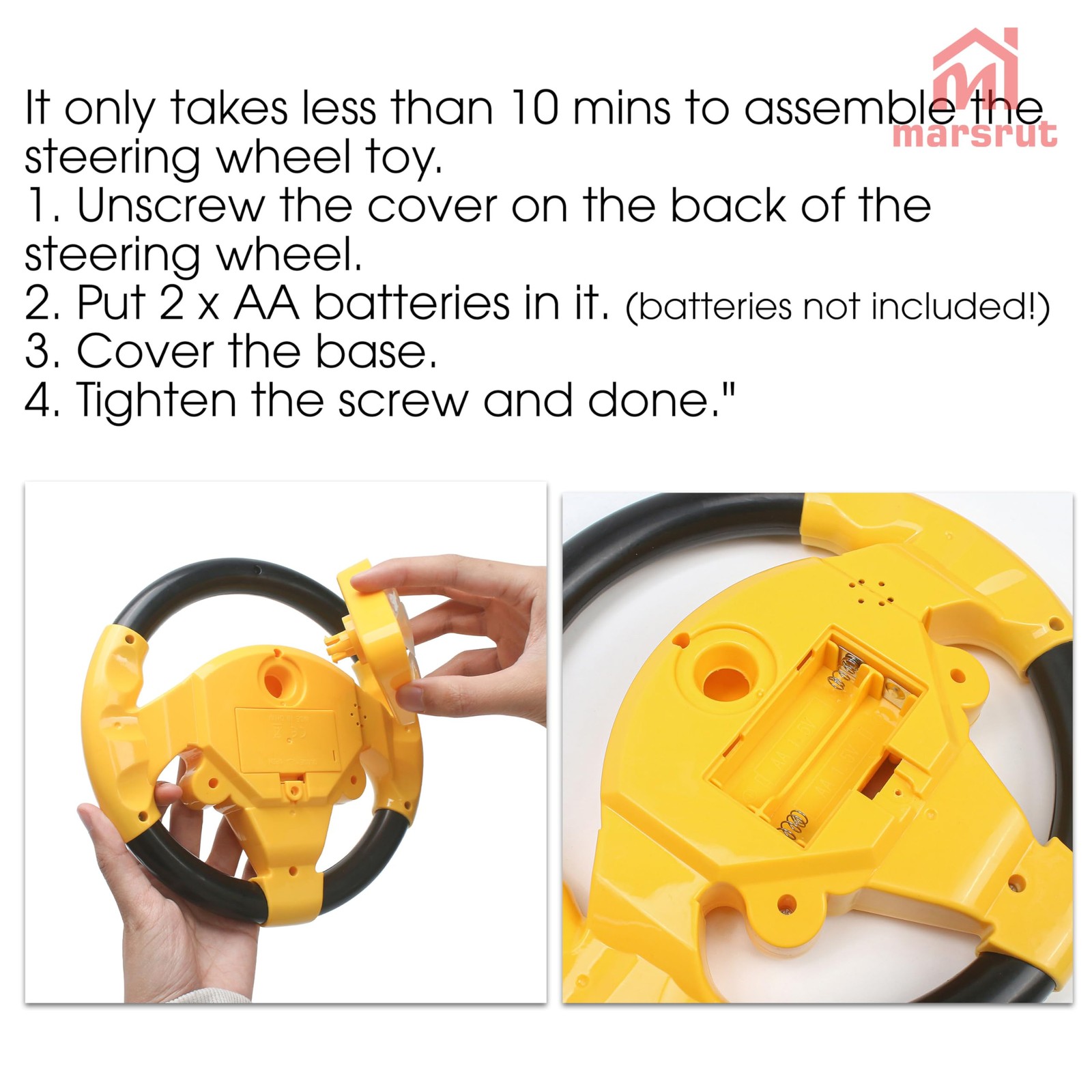 Simulation Driving Learning Educational Toy for Boys Girls Christmas Gift