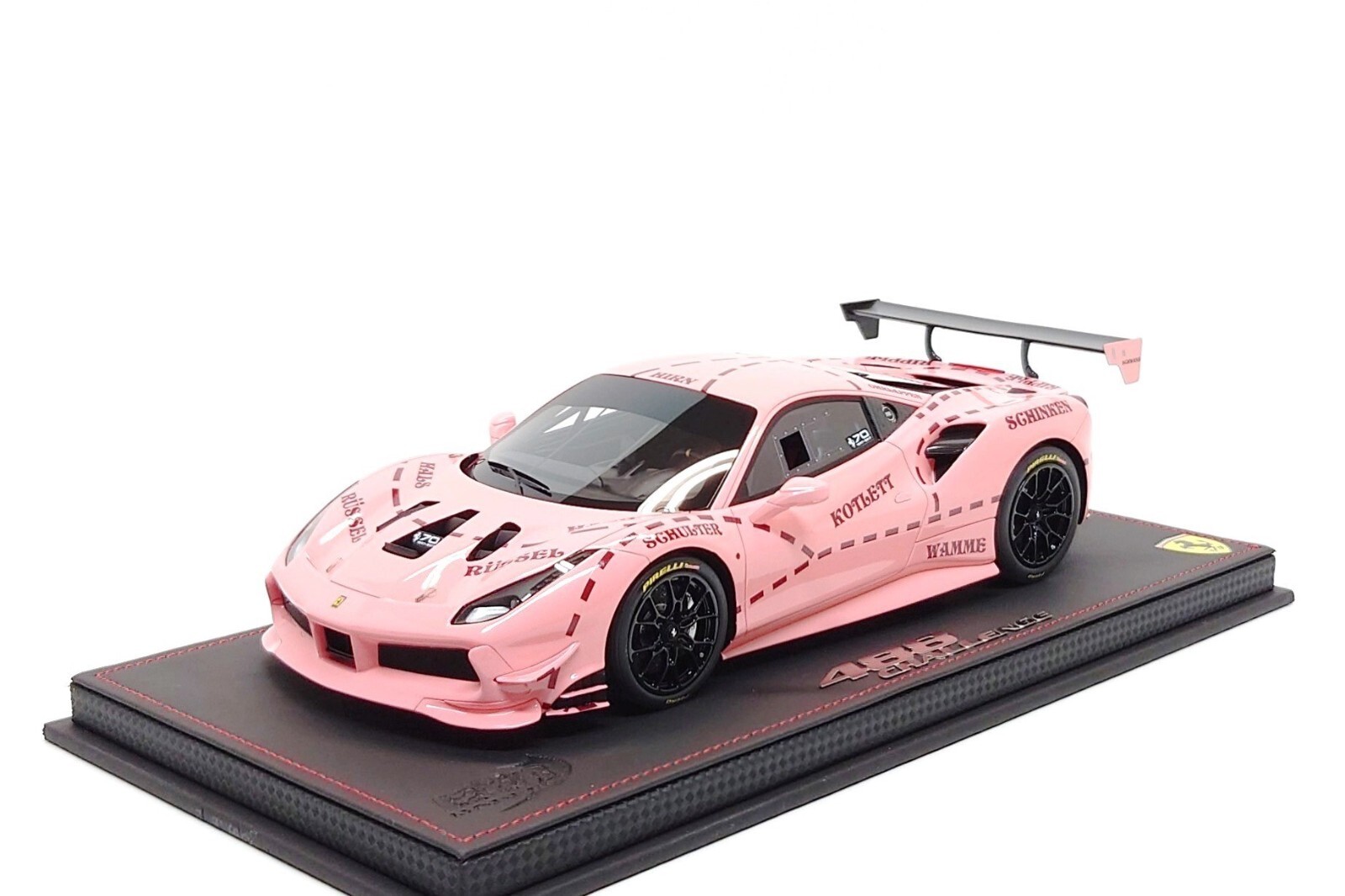 BBR Models 1:18 Ferrari 488 Challenge “Pink Pig” – Rolex 24h Daytona 2018