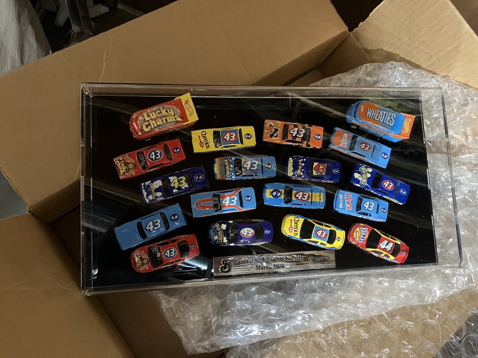 Richard Petty Hot Wheels Salute to Petty 18 Car Set March 2004