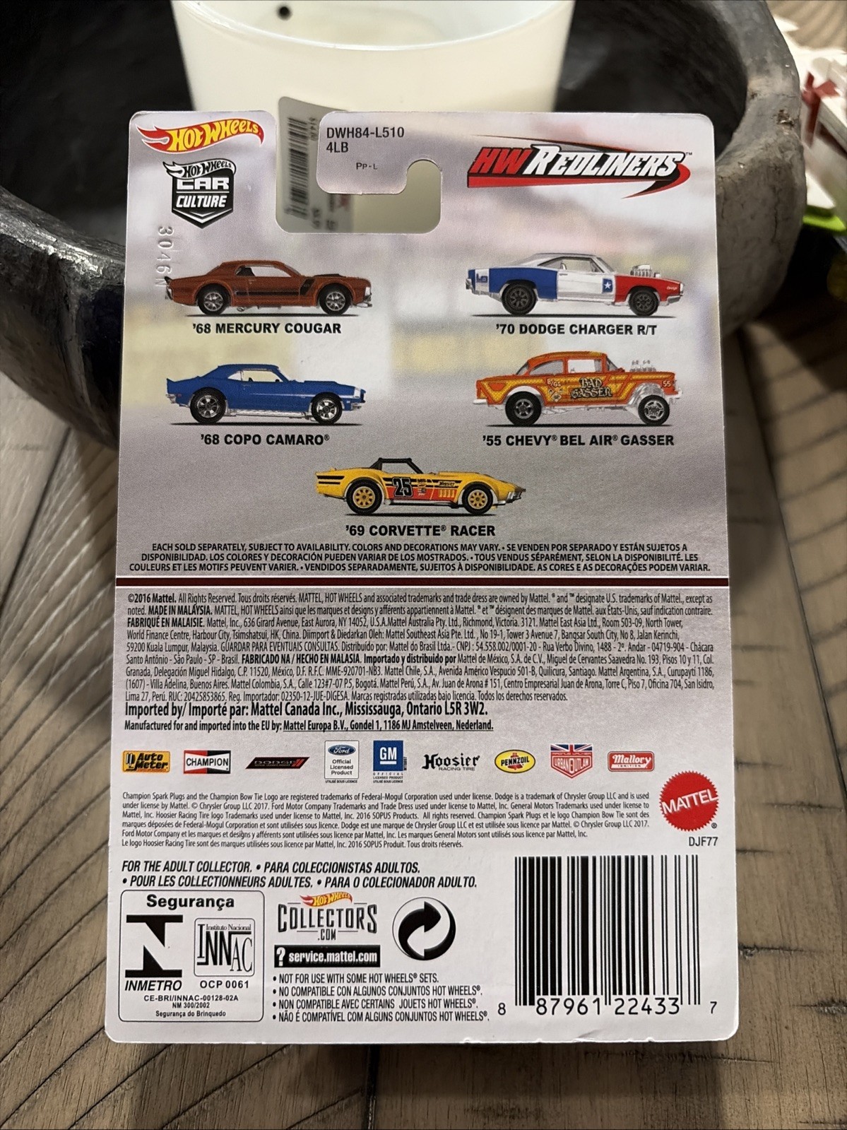 Hot Wheels HW Redliners ‘55 Chevy Bel Air Gasser Bad Gasser