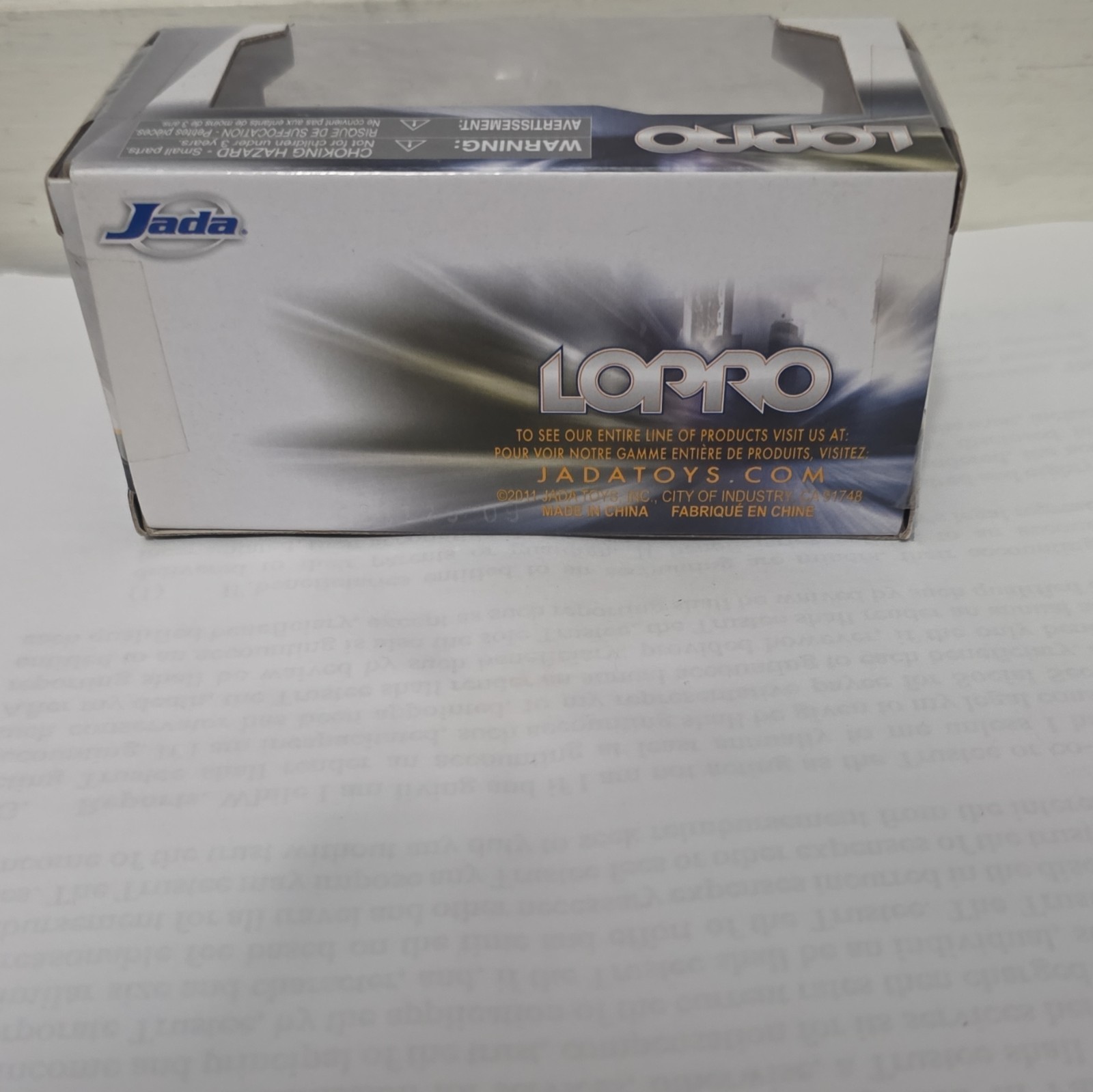 Jada LOPRO 1:64 2005 Ford GT White Diecast Metal Car Unopened Box