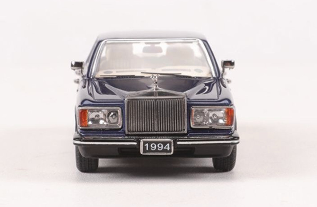GFCC 1:64 Navy 1994 Silver Spur III Luxury Classic Model Diecast Metal Car