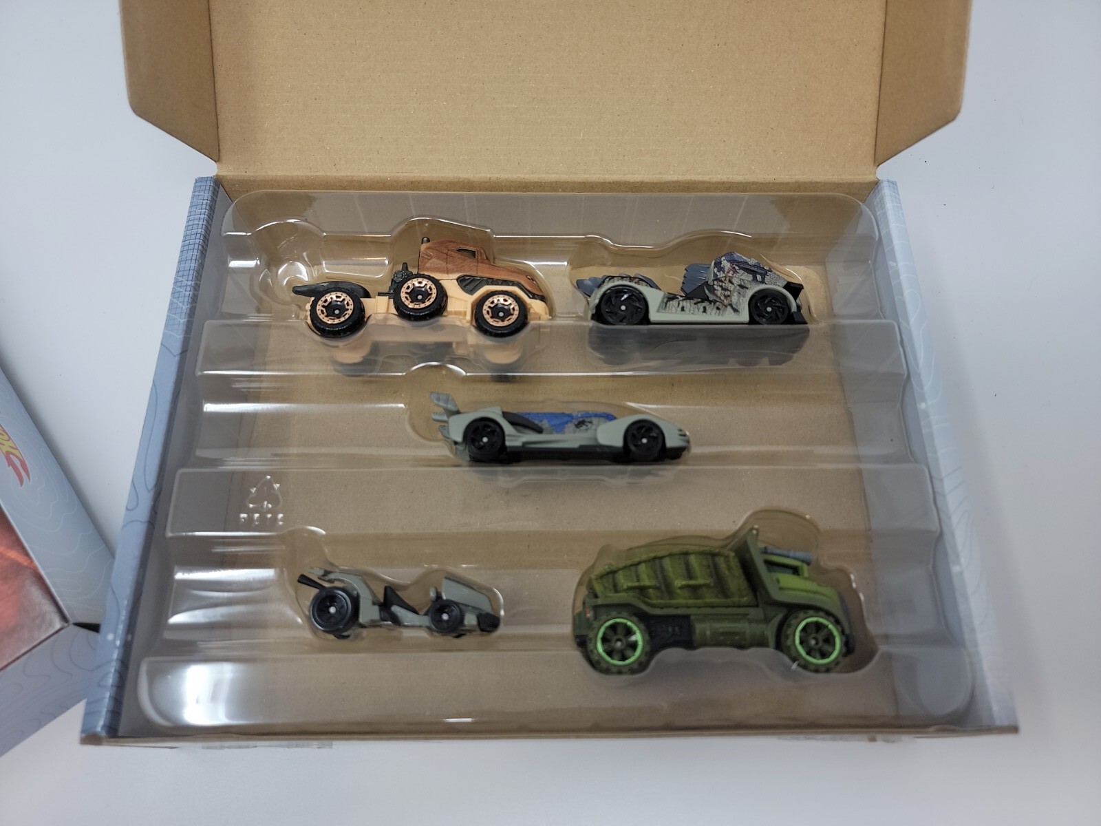 Hot Wheels Jurassic World Dominion 5 Pack Character Cars Set (Mattel) 2022 NIB
