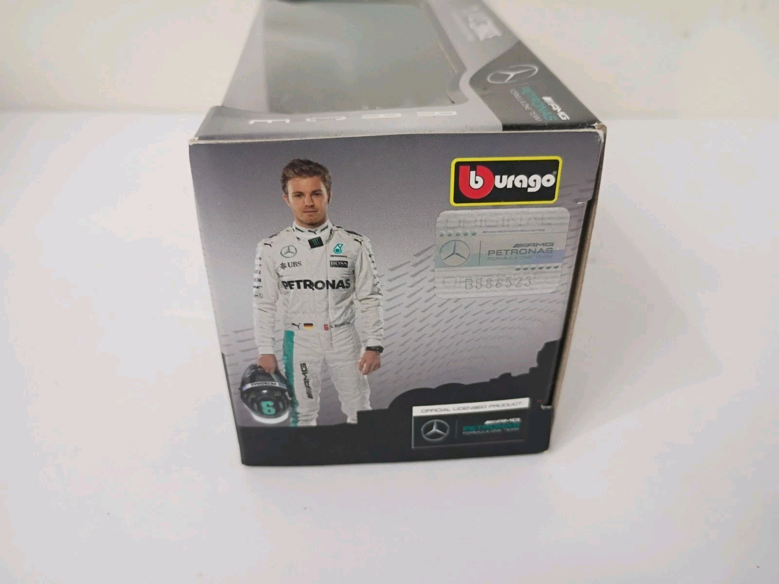 2016 #44 Lewis Hamilton Mercedes AMG W07 Hybrid 1/43 Bburago Formula 1 Diecast