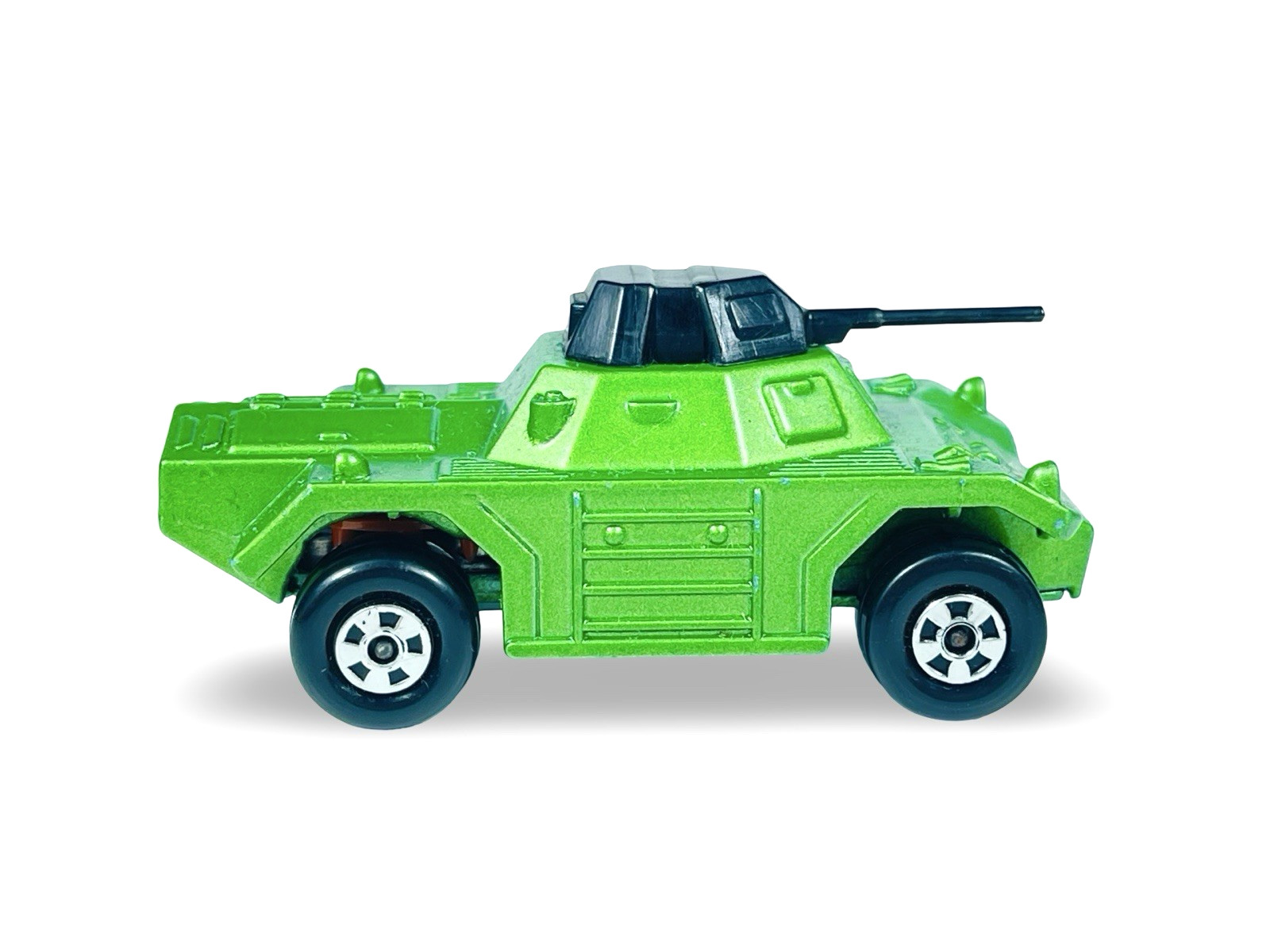 Matchbox Lesney Superfast MB73 Rola-matics Metallic Green Weasel w/I Box
