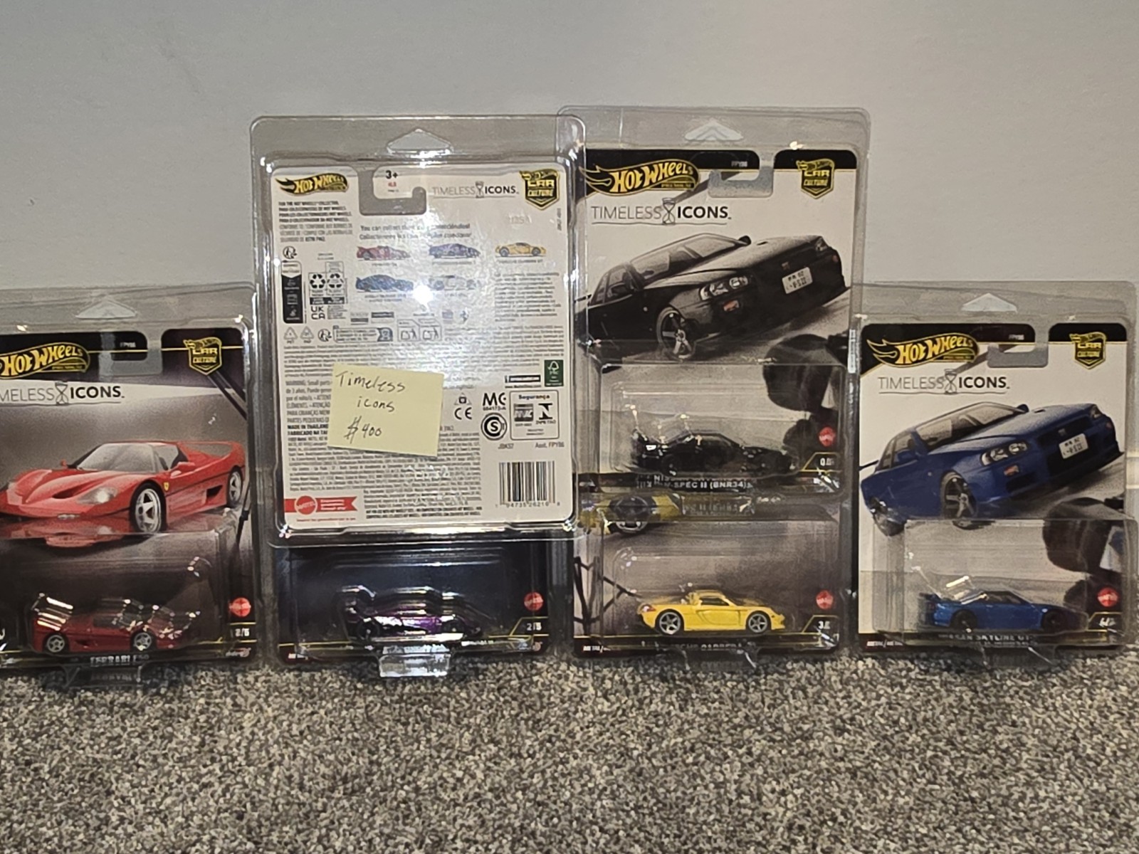 Hot Wheels Car Culture “Timeless Icons Nissan Skyline GT-R V-Spec II Chase(0/5)
