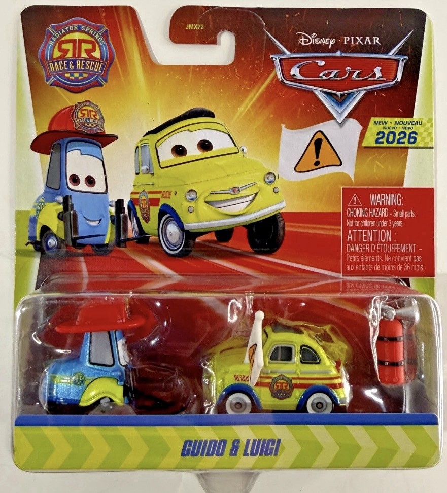 NEW Disney Pixar Cars Race & Rescue 2026 LOT of 6