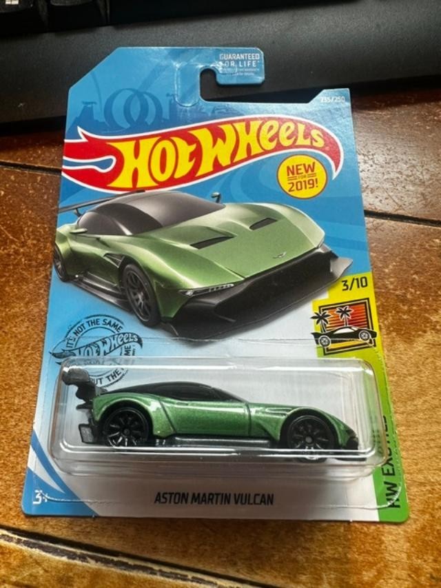 2019 Hot Wheels HW Exotics Aston Martin Vulcan #235 Green