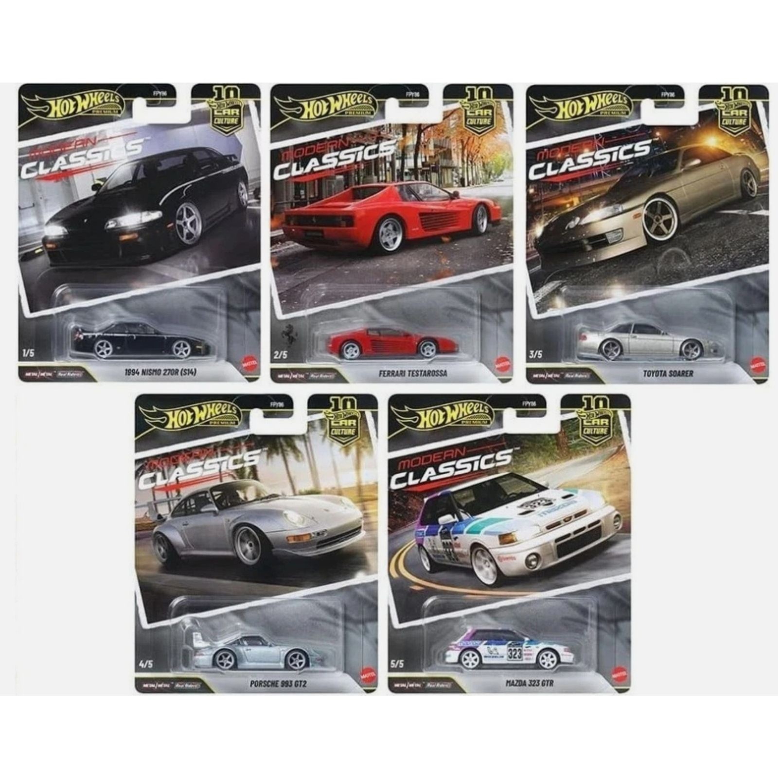 Hot Wheels 2026 Car Culture “Modern Classics” S Case, FPY86-961S Factory Sealed