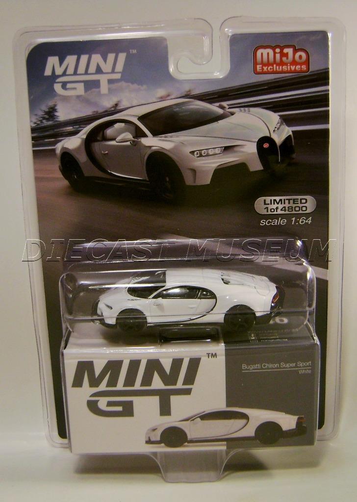 BUGATTI CHIRON SUPER SPORT WHITE #440 MIJO TSM MODEL MINI GT DIECAST 2022