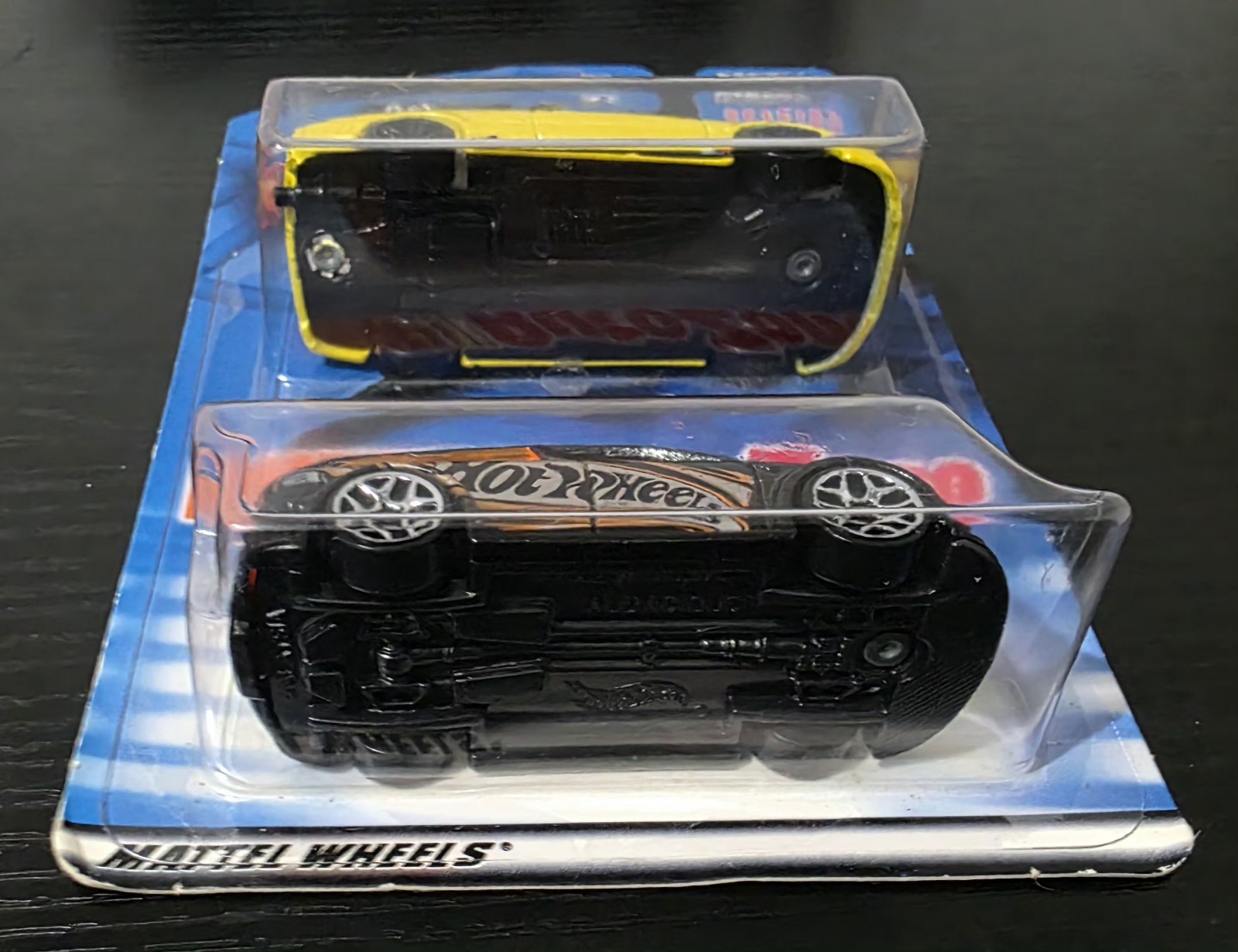 ☀️ 2002 Hot Wheels 2 Pack Autozone Honda Civic SI Yellow RaRe ☀️