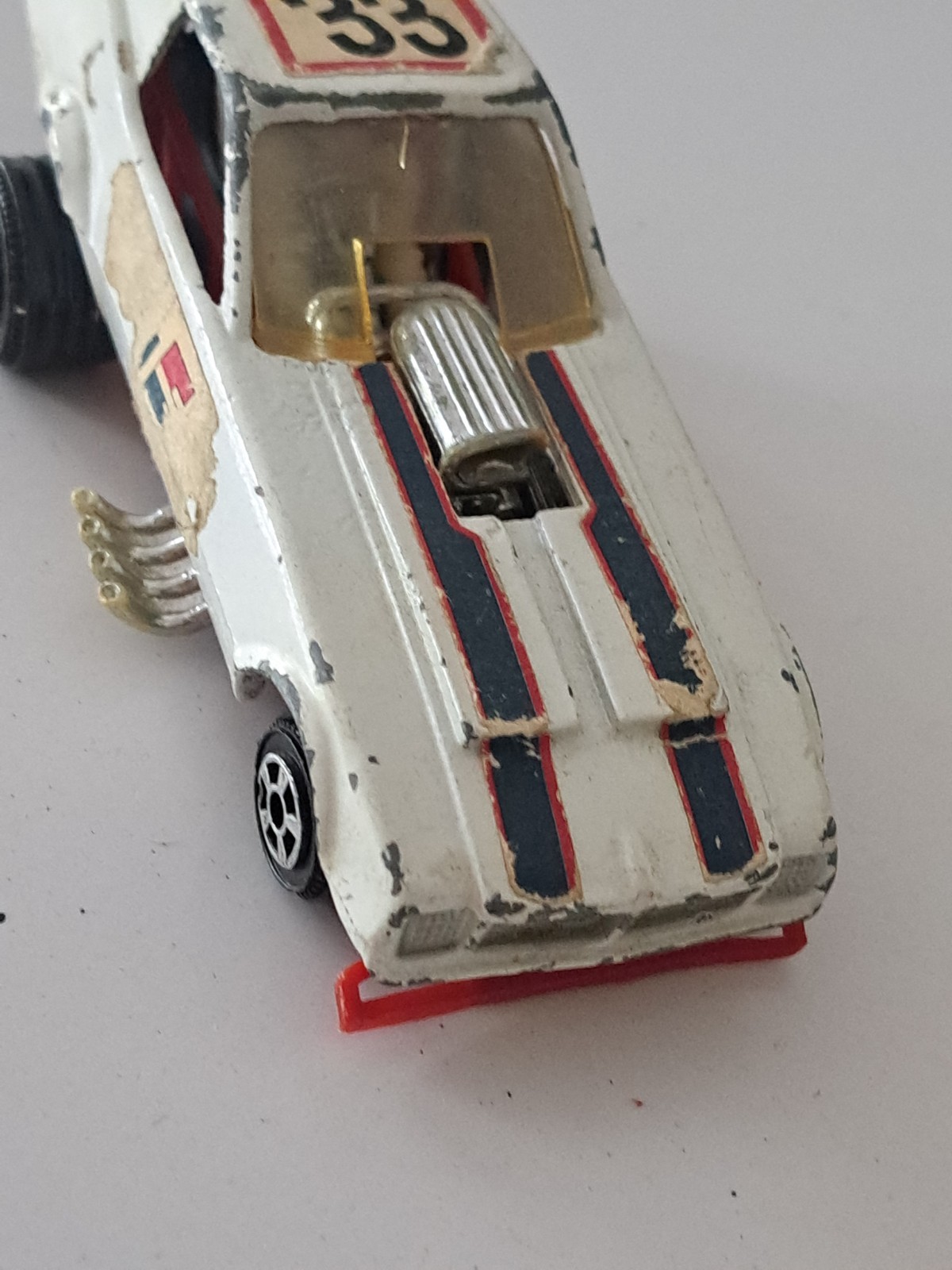 Ideal Toys Evel Knievel 33 Funny Car Dragster 1976 Hong Kong J 1453 H.t.f