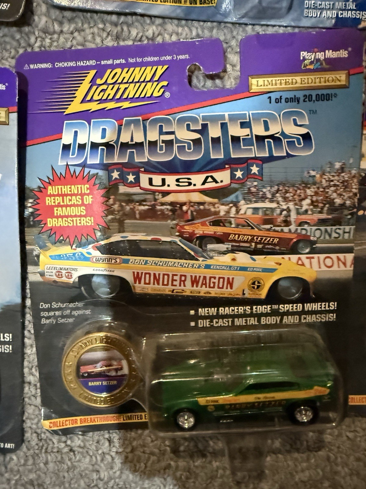 Johnny Lightning Dragsters Lot. Bakers Dozen. All Sealed.