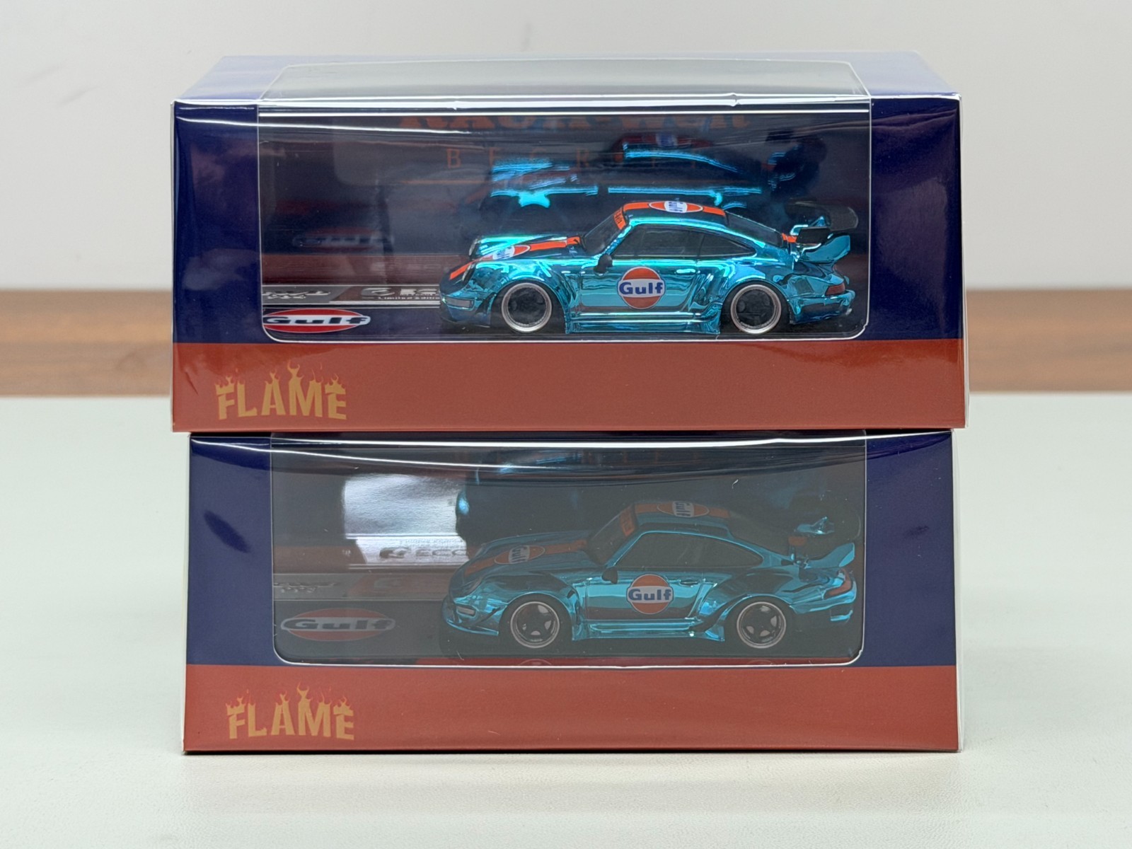 Flame 1:64 RWB 993/964 Blue Alloy Diecast Car Model — Choice of two models