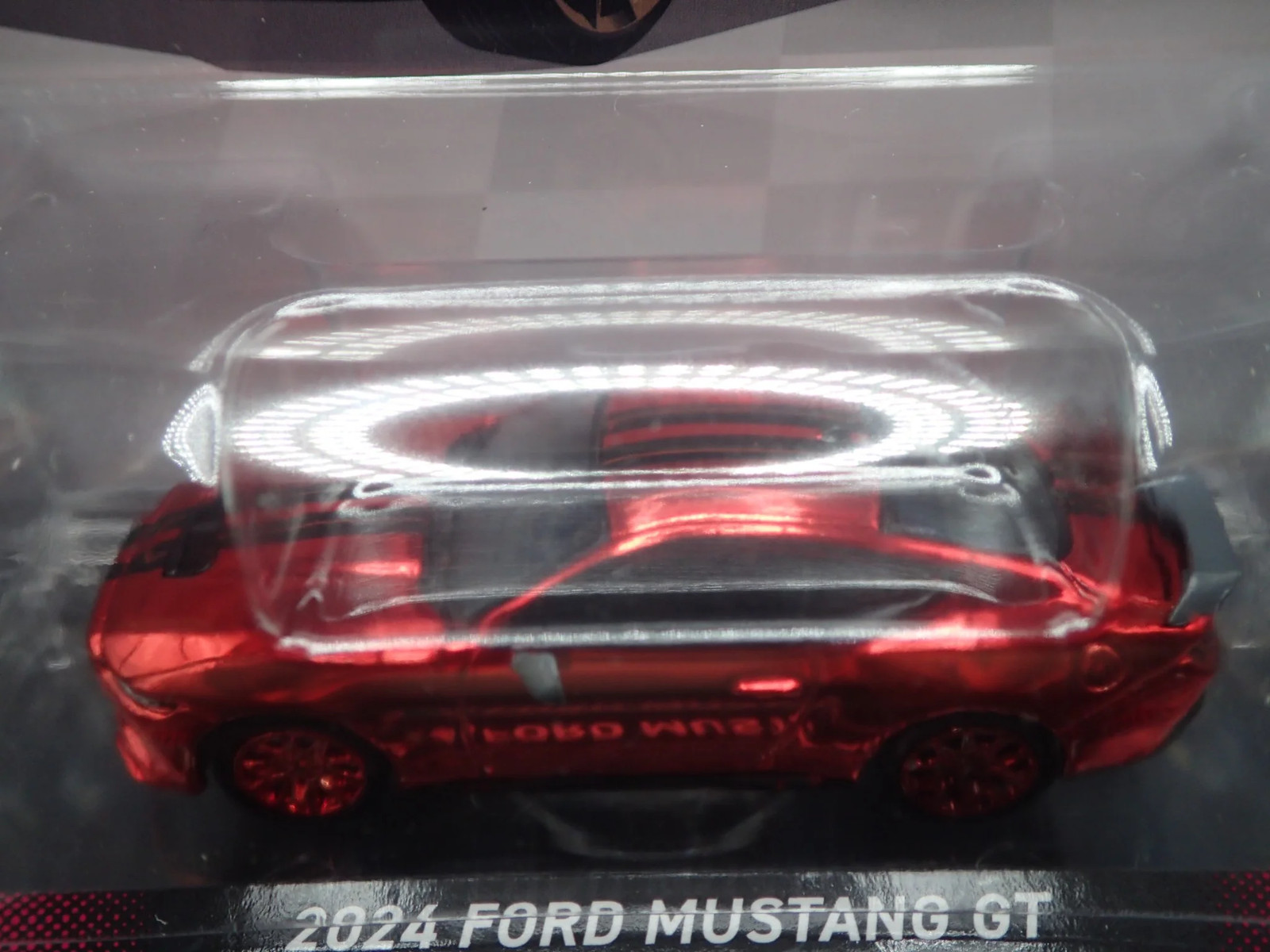 2025 GREENLIGHT TARGET RED CHASE MACHINE 2024 FORD MUSTANG GT SHOWROOM FLOOR 7