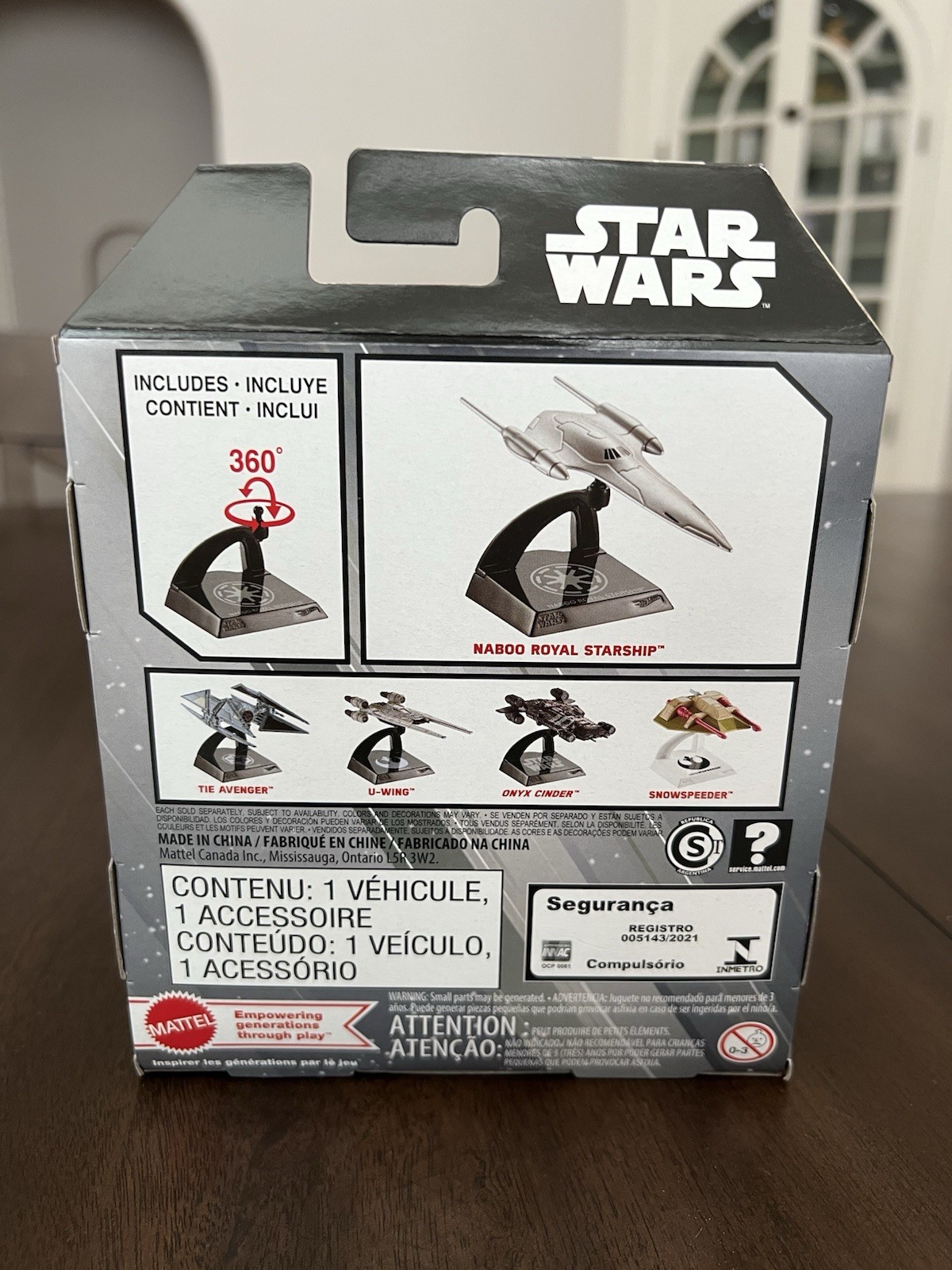 Mattel Hot Wheels Star Wars Starships Select – NABOO ROYAL STARSHIP (JBG48) #38