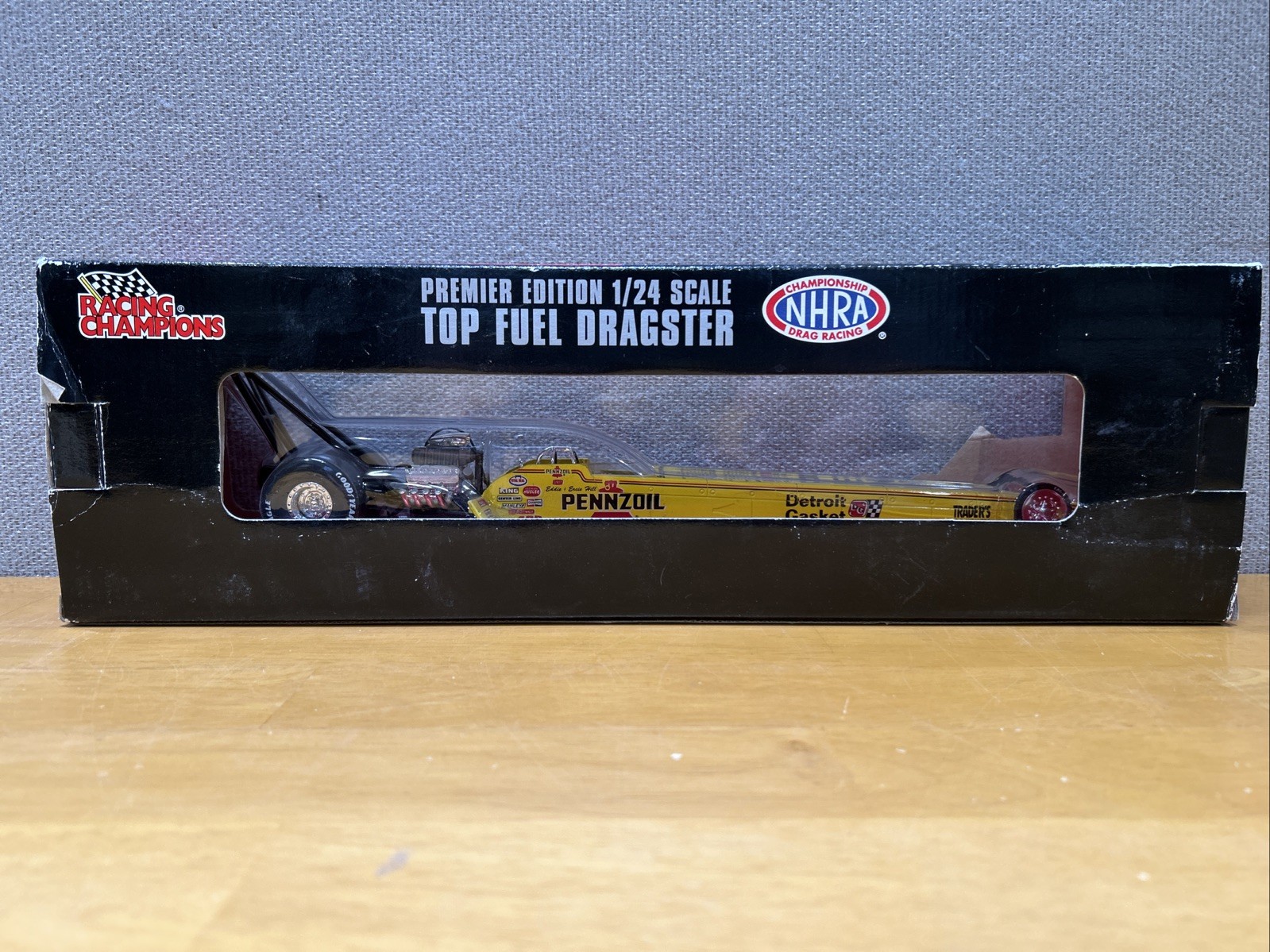 Eddie Hill 1996 Action Racing NHRA 1:24 Scale Pennzoil Top Fuel Dragster New