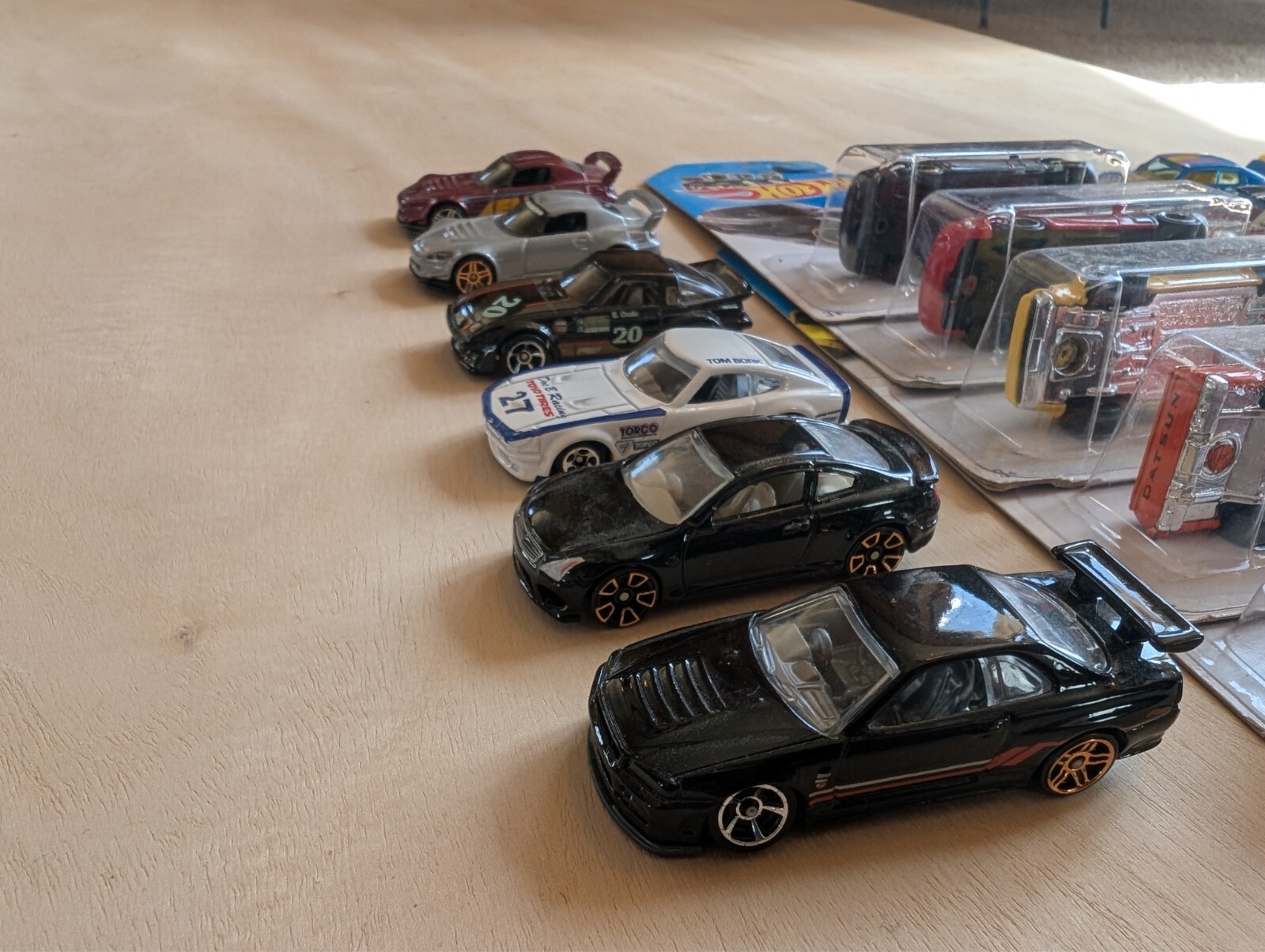 Hot Wheels JDM Lot Of 24 Cars Nissan Honda Toyota Mazda japanese s2000 skyline