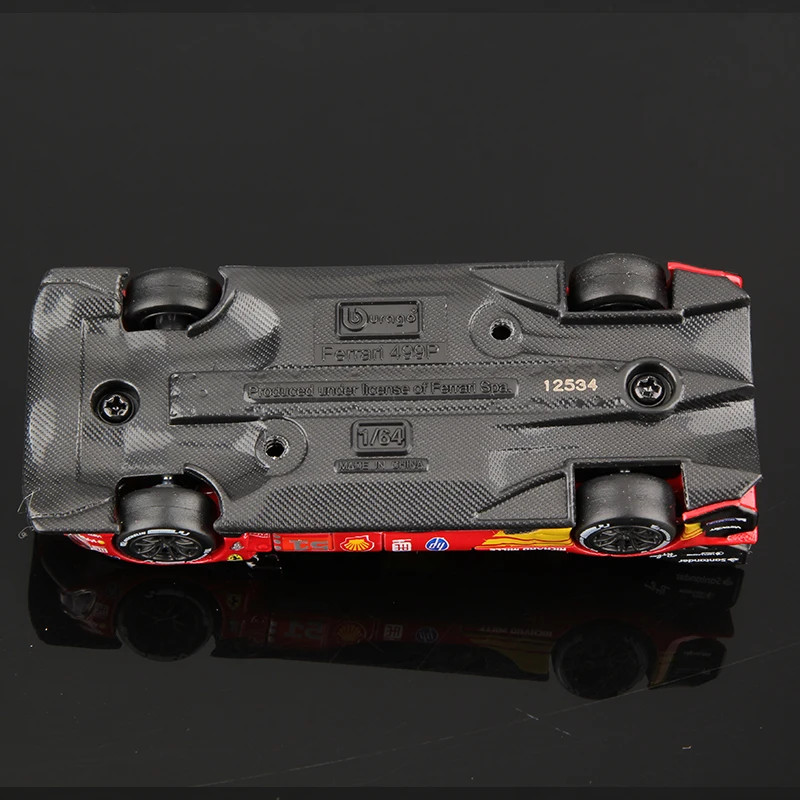 Bburago 1:64 Ferrari 499P 83# 51# Alloy Car Model Racing Diecast Vehicles Toy