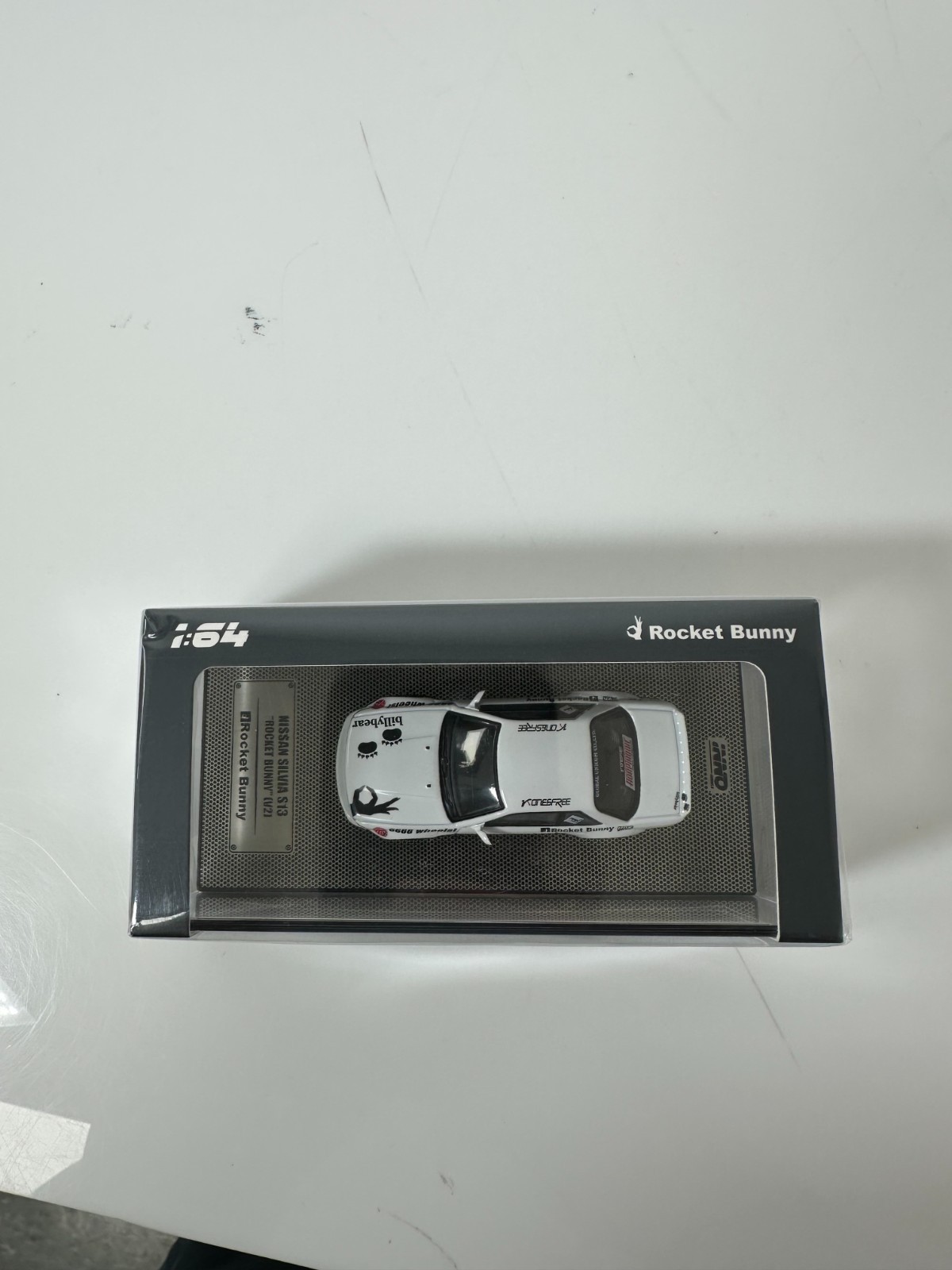 Inno64 1:64 Nissan Silvia S13 V2 Pandem Rocket Bunny – White