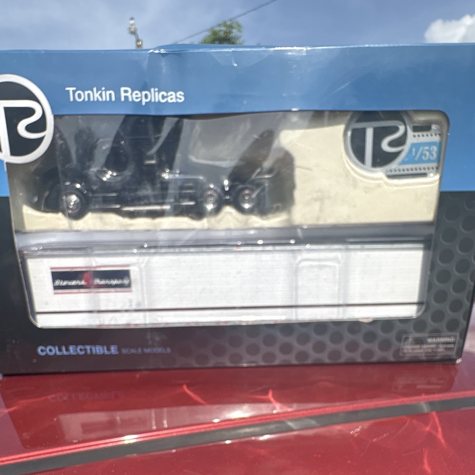 Tonkin Replicas 1:53 Kenworth T2000 Semi Diecast Black Steven Transport